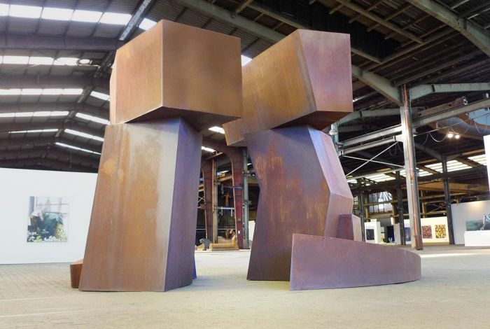 Valse - Hommage a Chopin, Corten steel 2010, H4,2 m, Nordart Germany